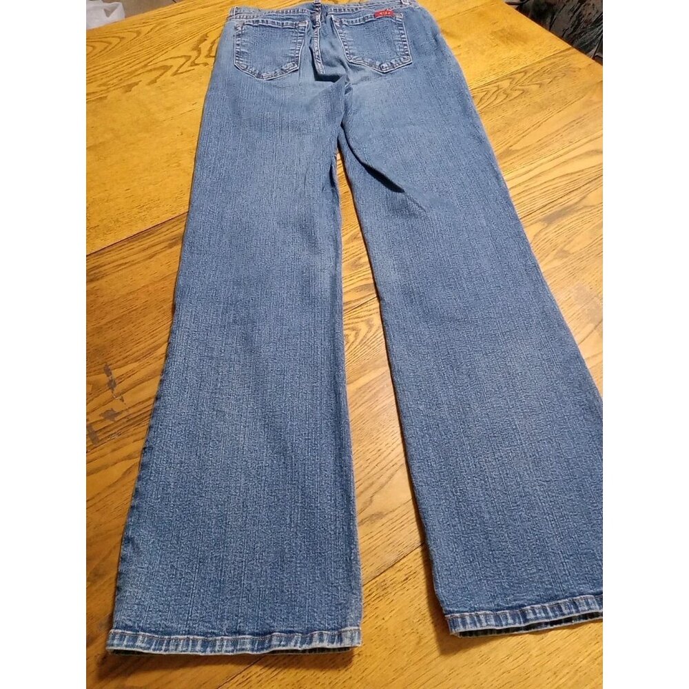 NYDJ Jeans 10 Womens BLUE BOOTCUT Preowned Summer Winter Casual Work Used Chic - Picture 9 of 10